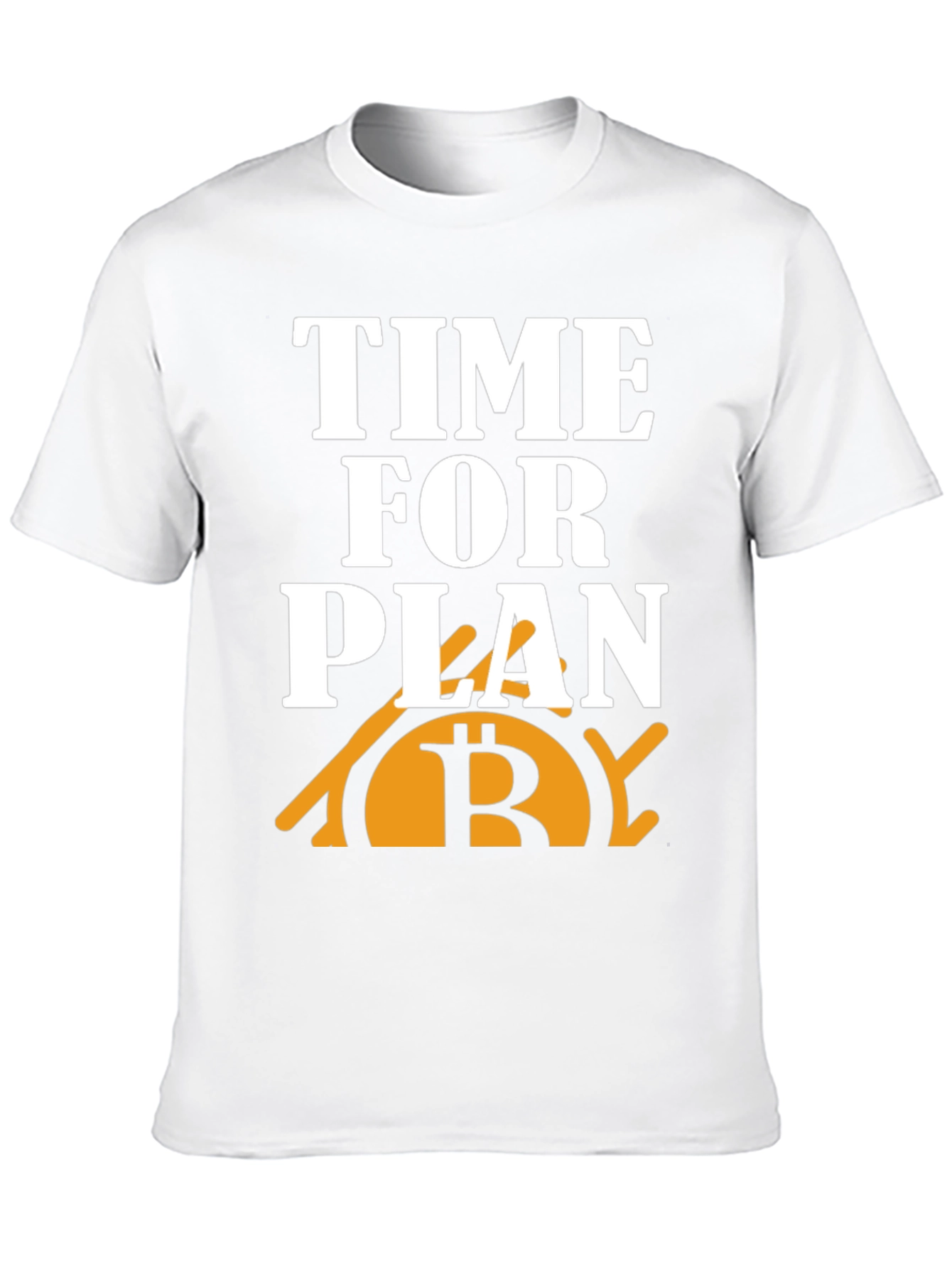 Camiseta Hombre Bitcoin Plan B - Criptomoneda