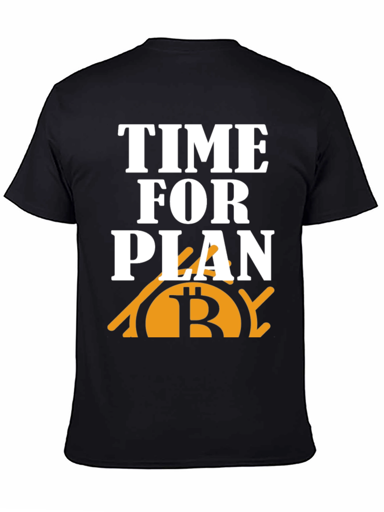 Camiseta Hombre Bitcoin Plan B - Criptomoneda