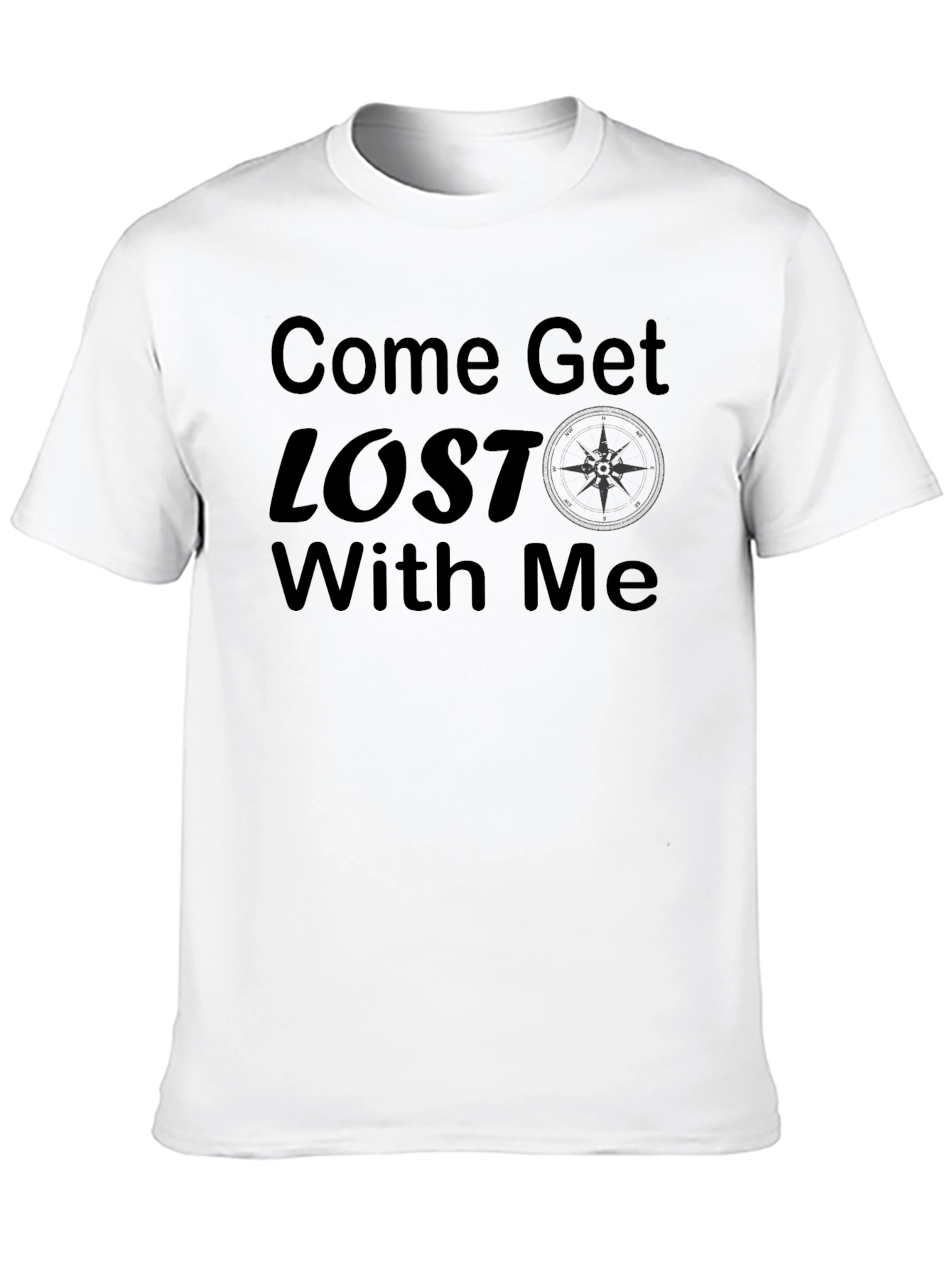 Camiseta Negra Come Get Lost With Me