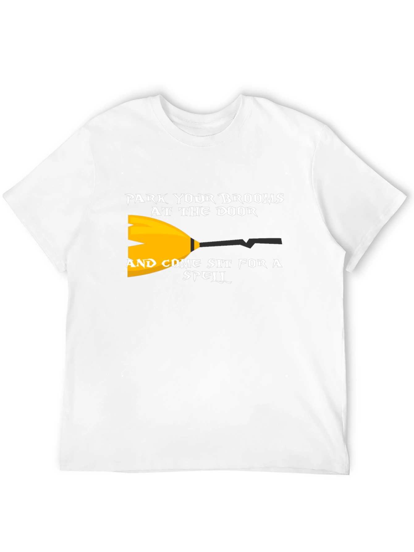 Camiseta Halloween Bruja Escoba