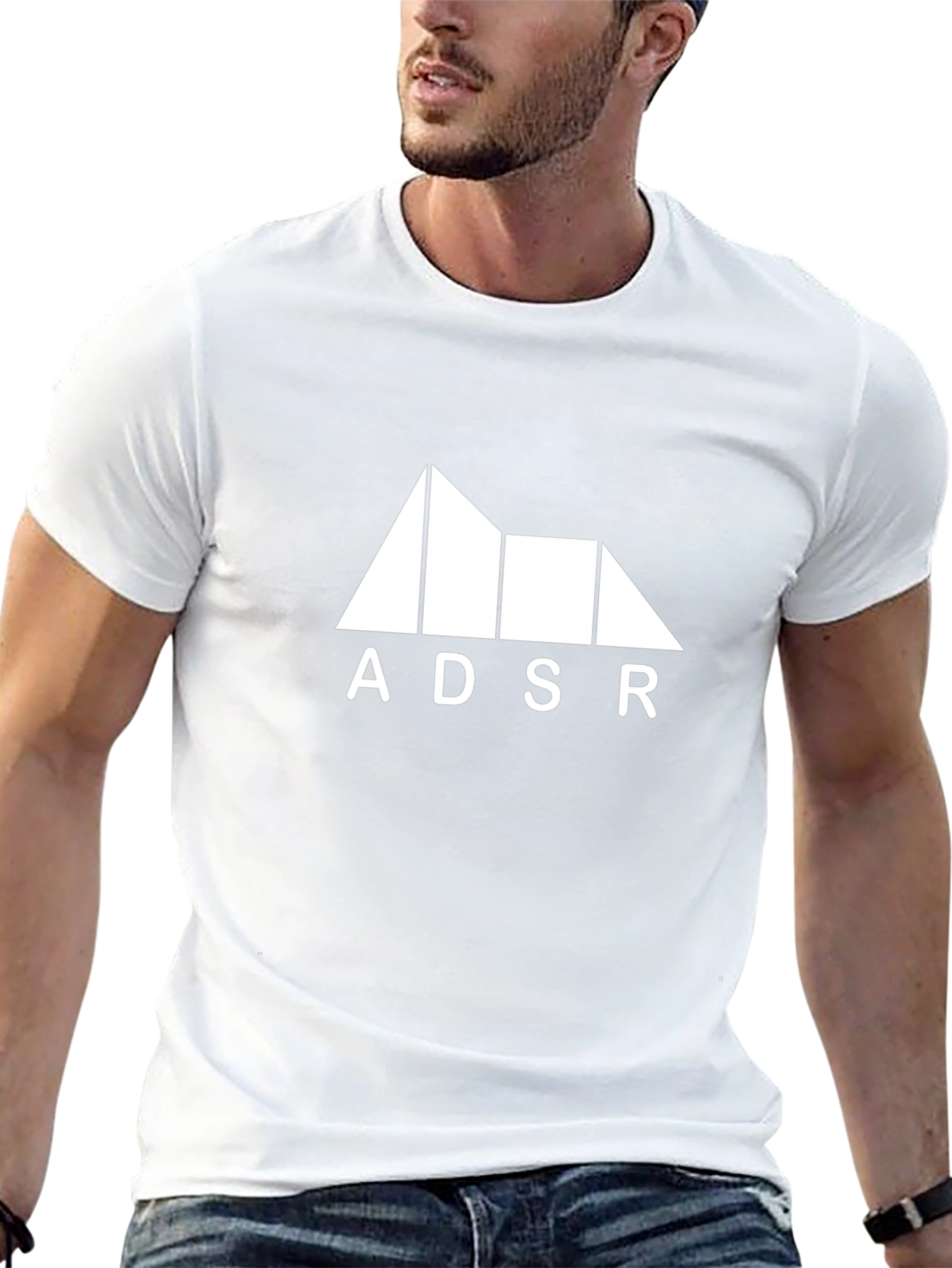 Camiseta Negra ADSR - Diseño Exclusivo