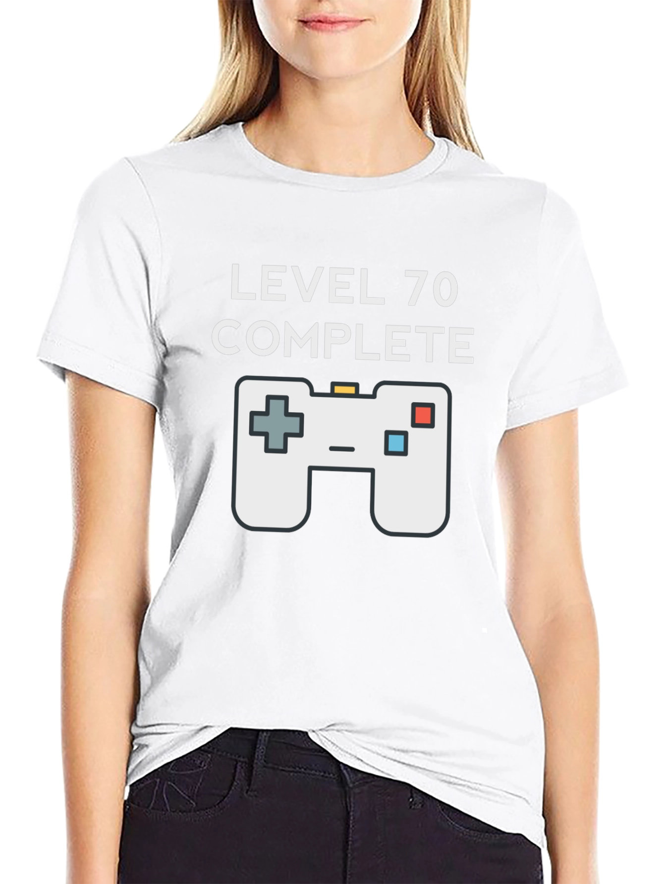 Camiseta Gamer Nivel 70 Completado