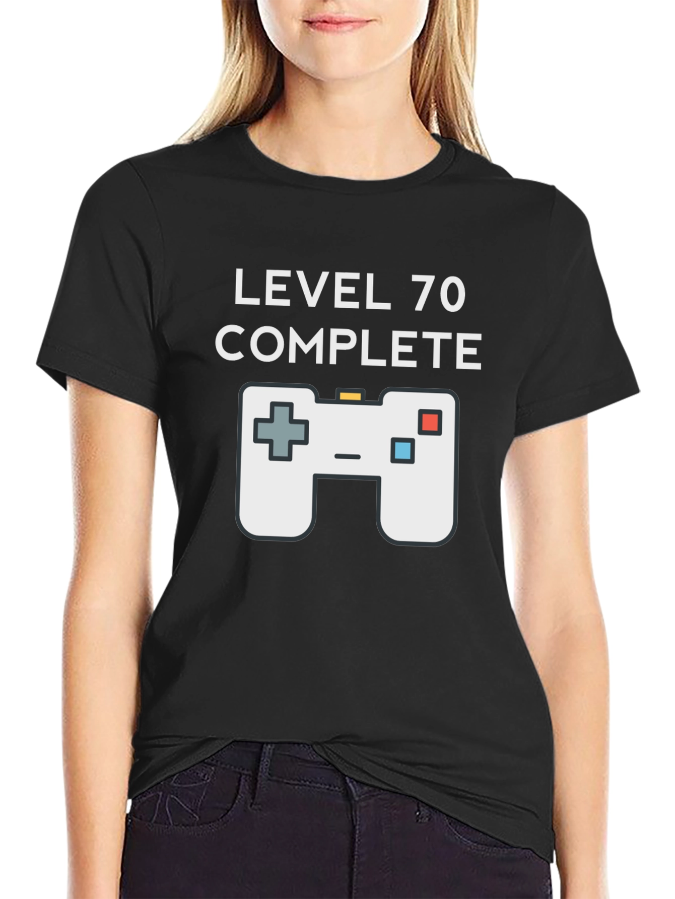 Camiseta Gamer Nivel 70 Completado