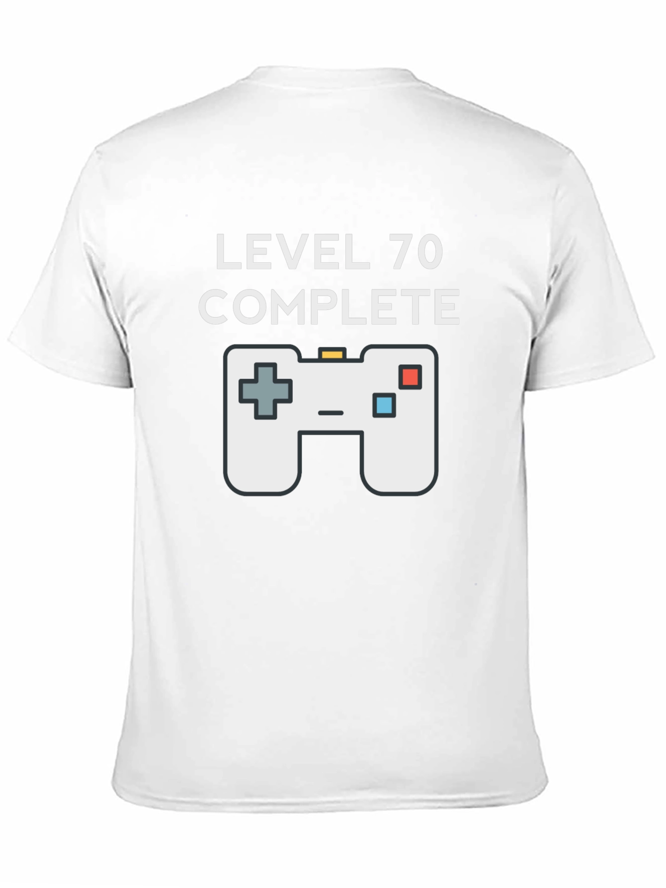 Camiseta Gamer Nivel 70 Completado