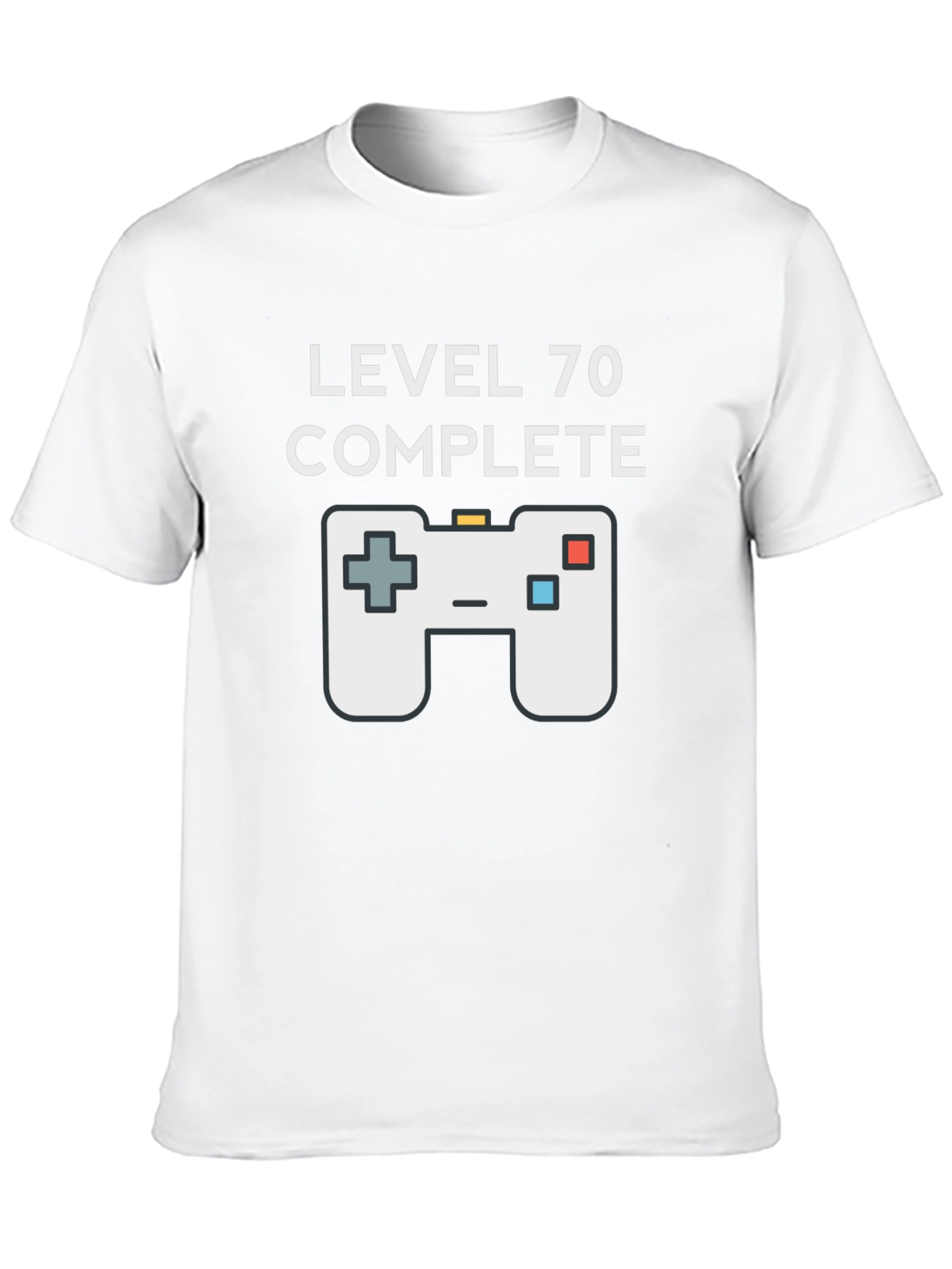 Camiseta Gamer Nivel 70 Completado