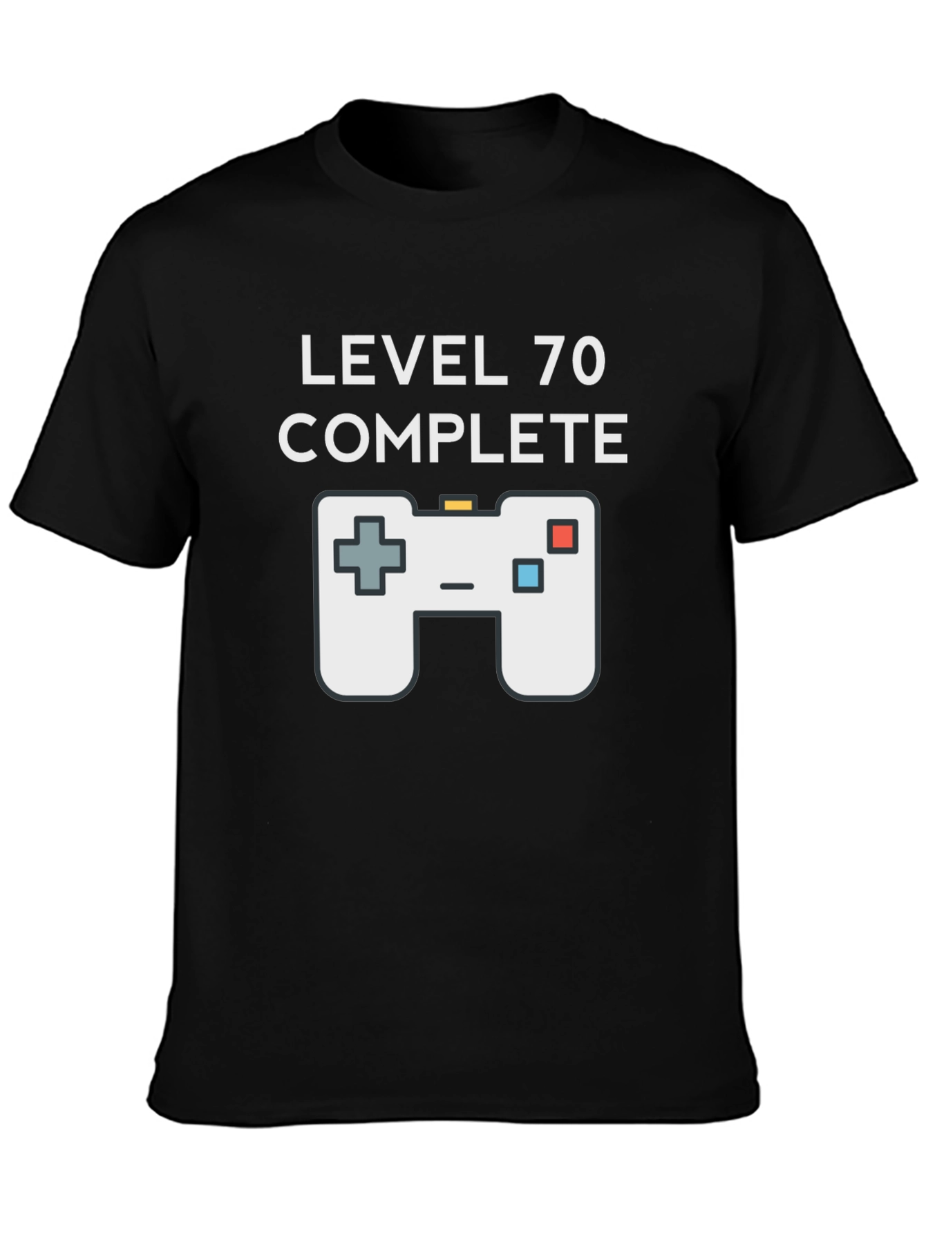 Camiseta Gamer Nivel 70 Completado