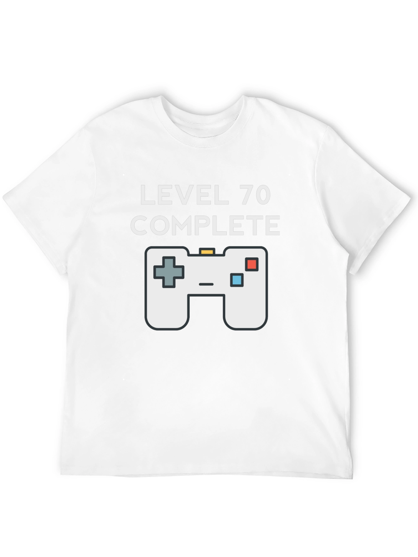 Camiseta Gamer Nivel 70 Completado