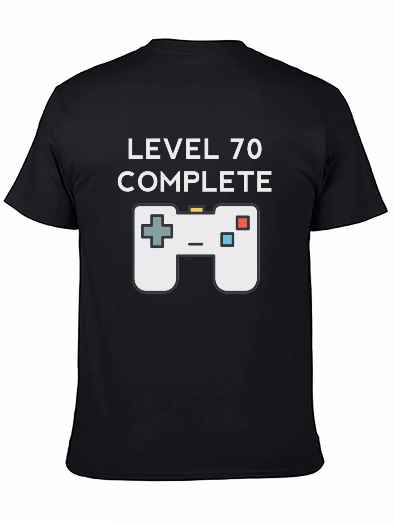 Camiseta Gamer Nivel 70 Completado