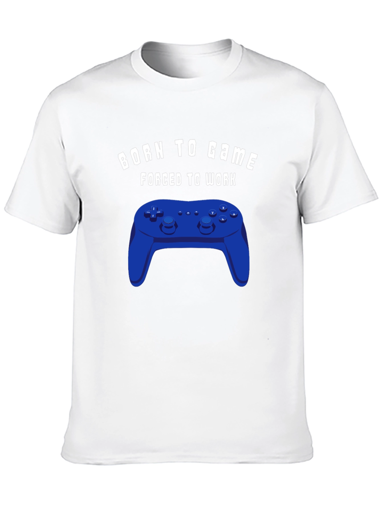 Camiseta Negra Born to Game con Mando