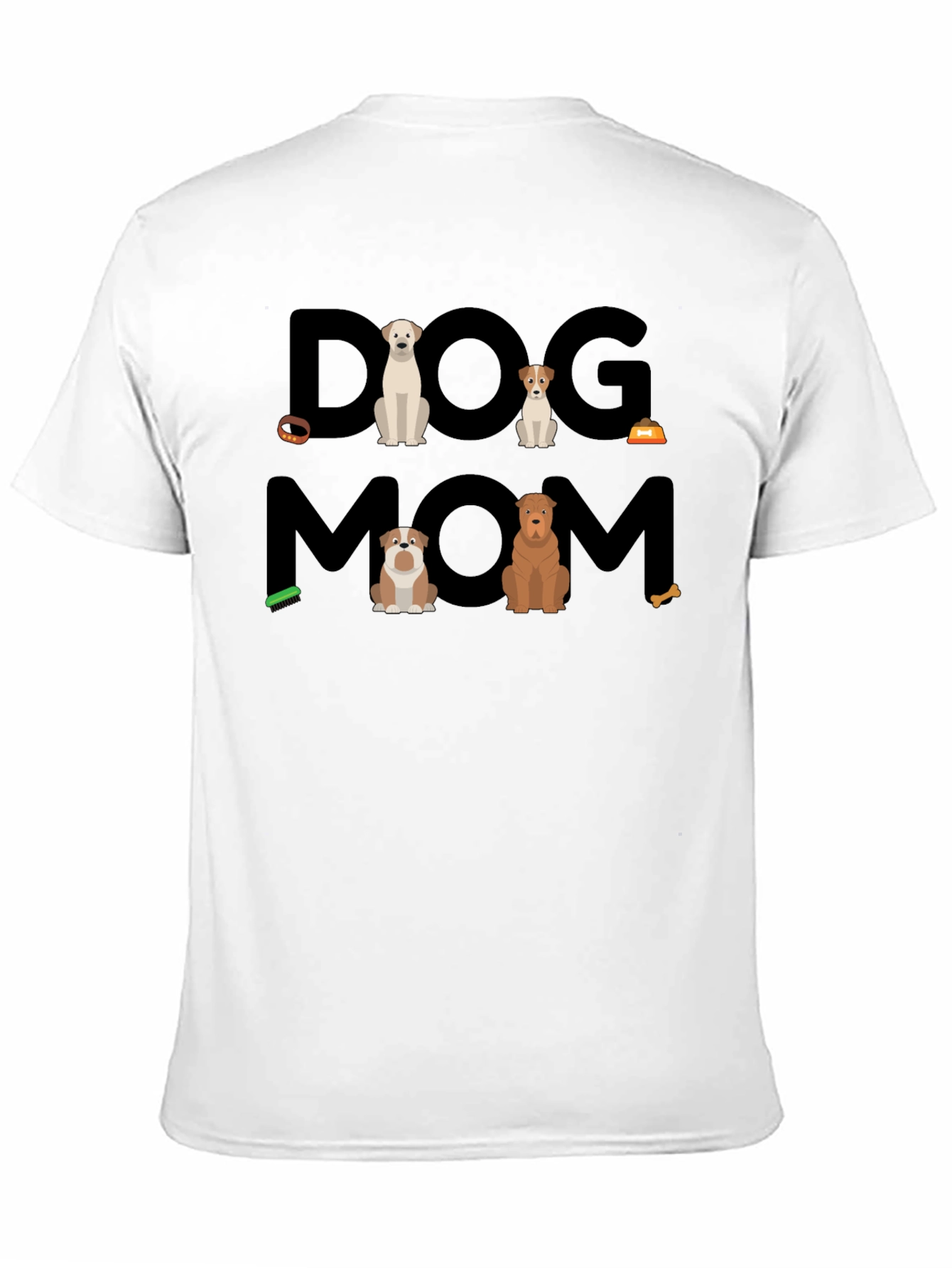 Camiseta Negra Dog Mom