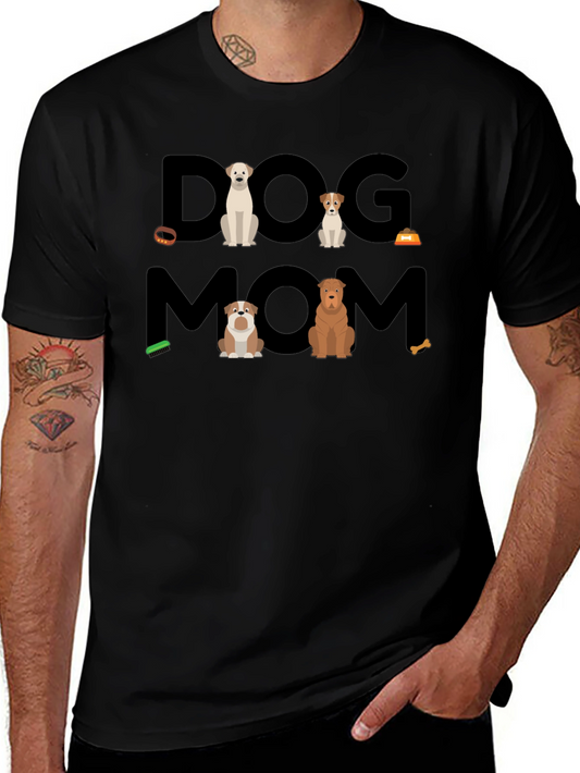 Camiseta Negra Dog Mom