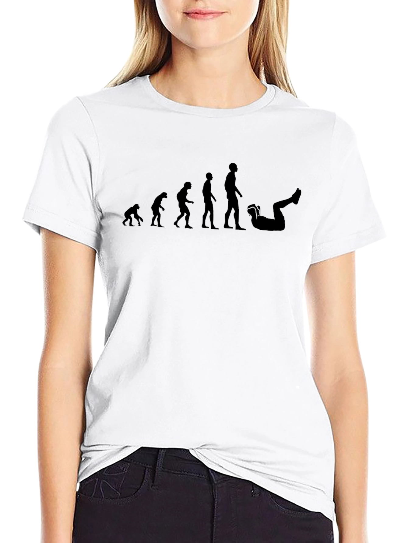 Camiseta Hombre Evolución Gamer - Algodón
