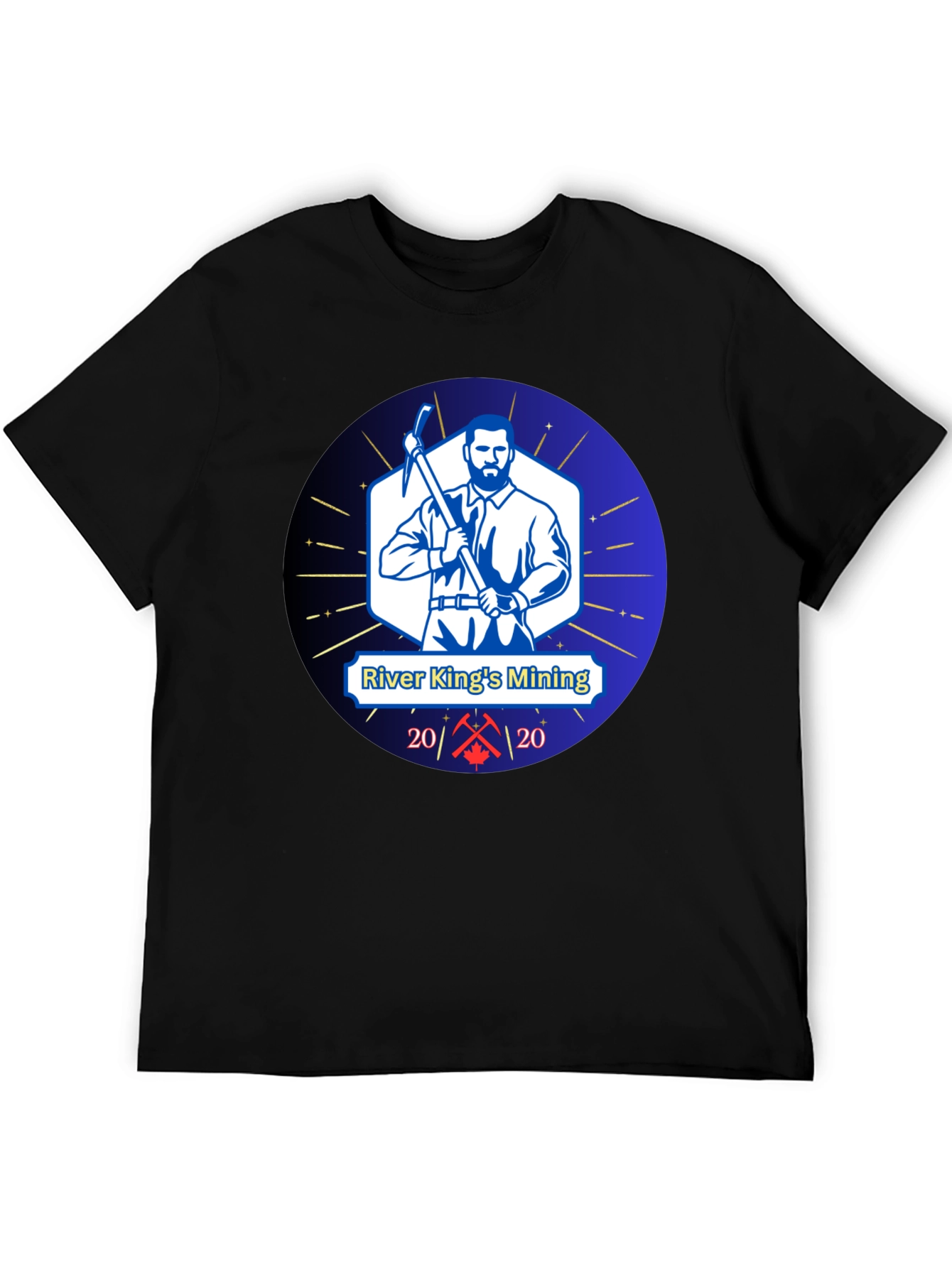 Camiseta Negra River Kings Mining