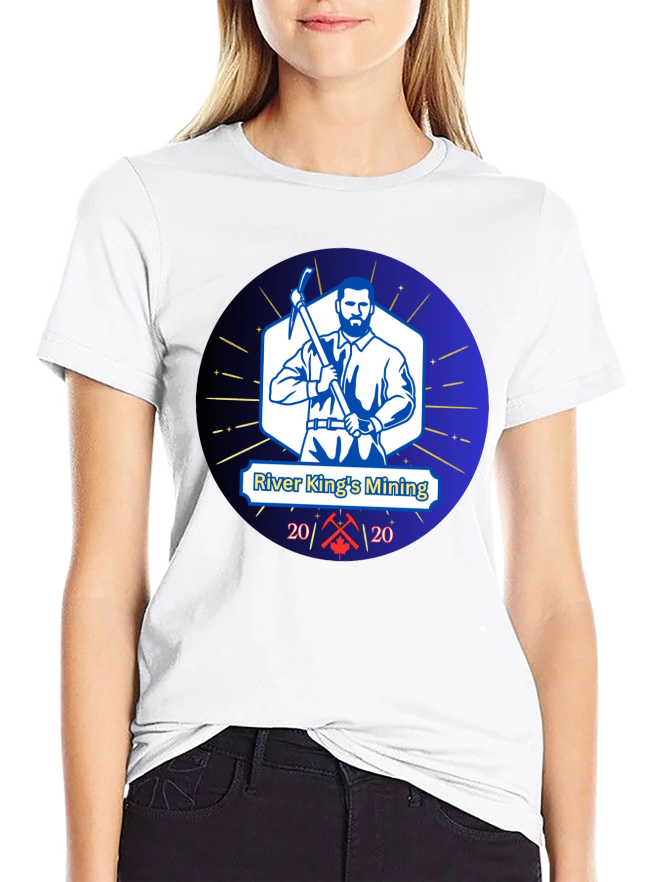 Camiseta Negra River Kings Mining