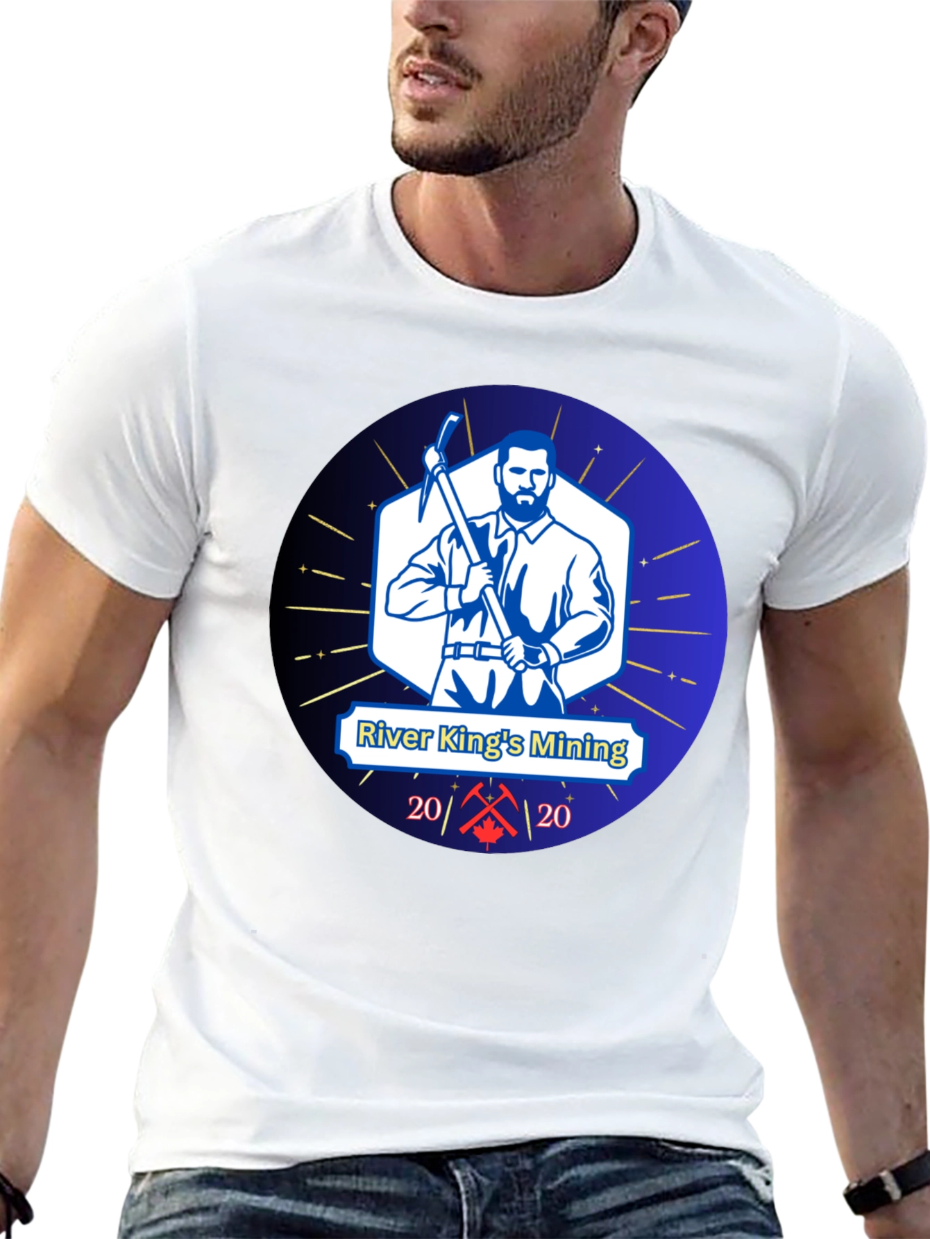 Camiseta Negra River Kings Mining