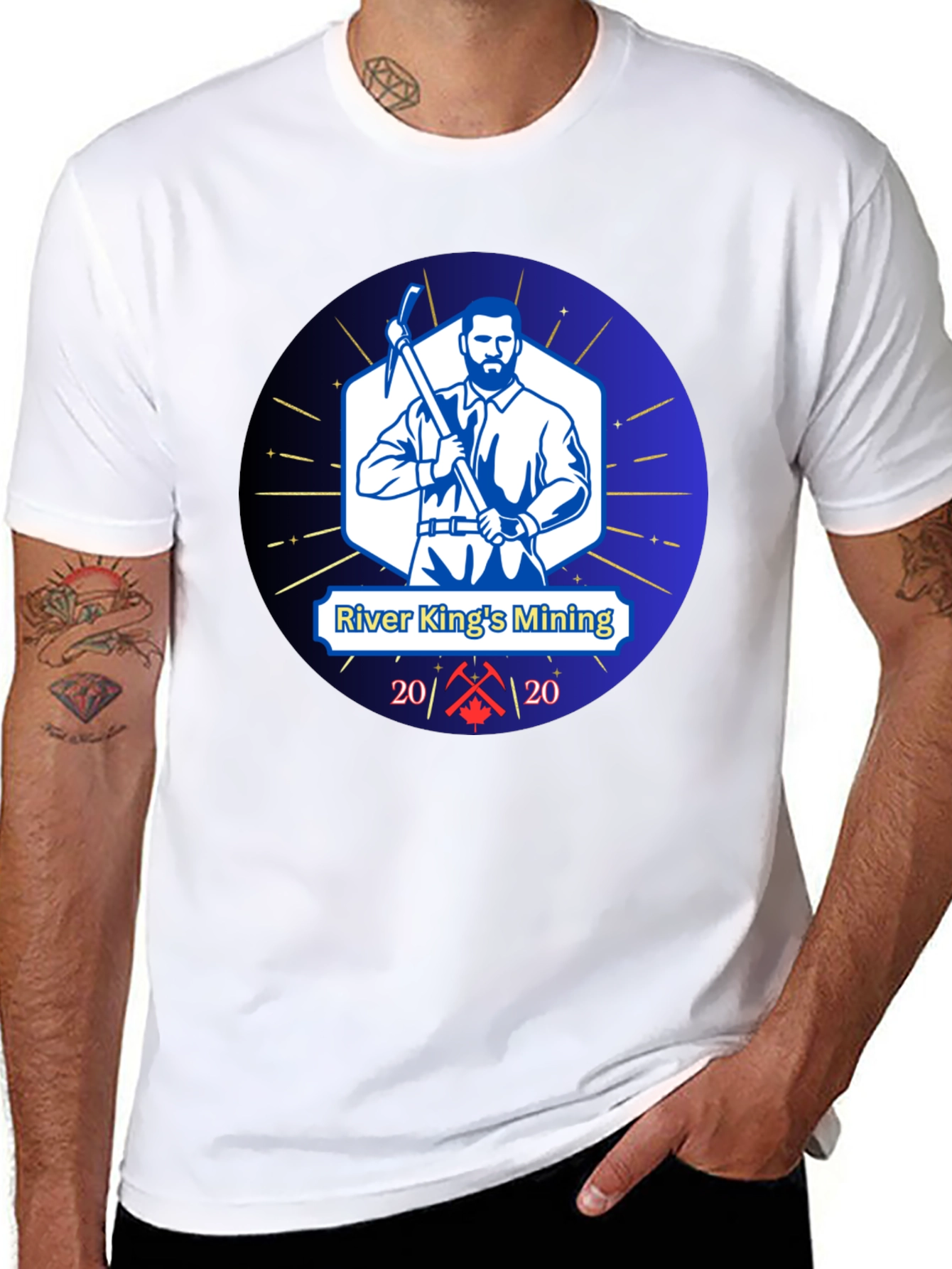Camiseta Negra River Kings Mining
