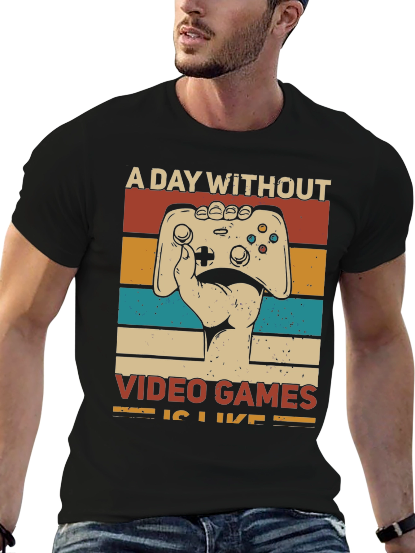 Camiseta Gamer: Un Día Sin Videojuegos