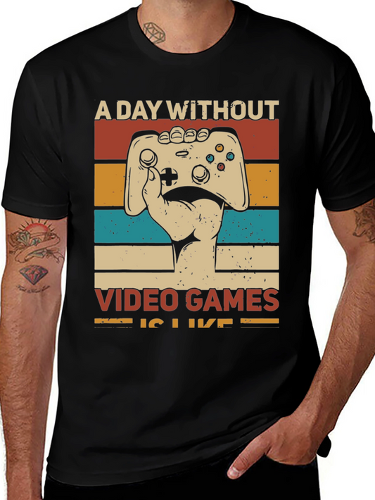 Camiseta Gamer: Un Día Sin Videojuegos
