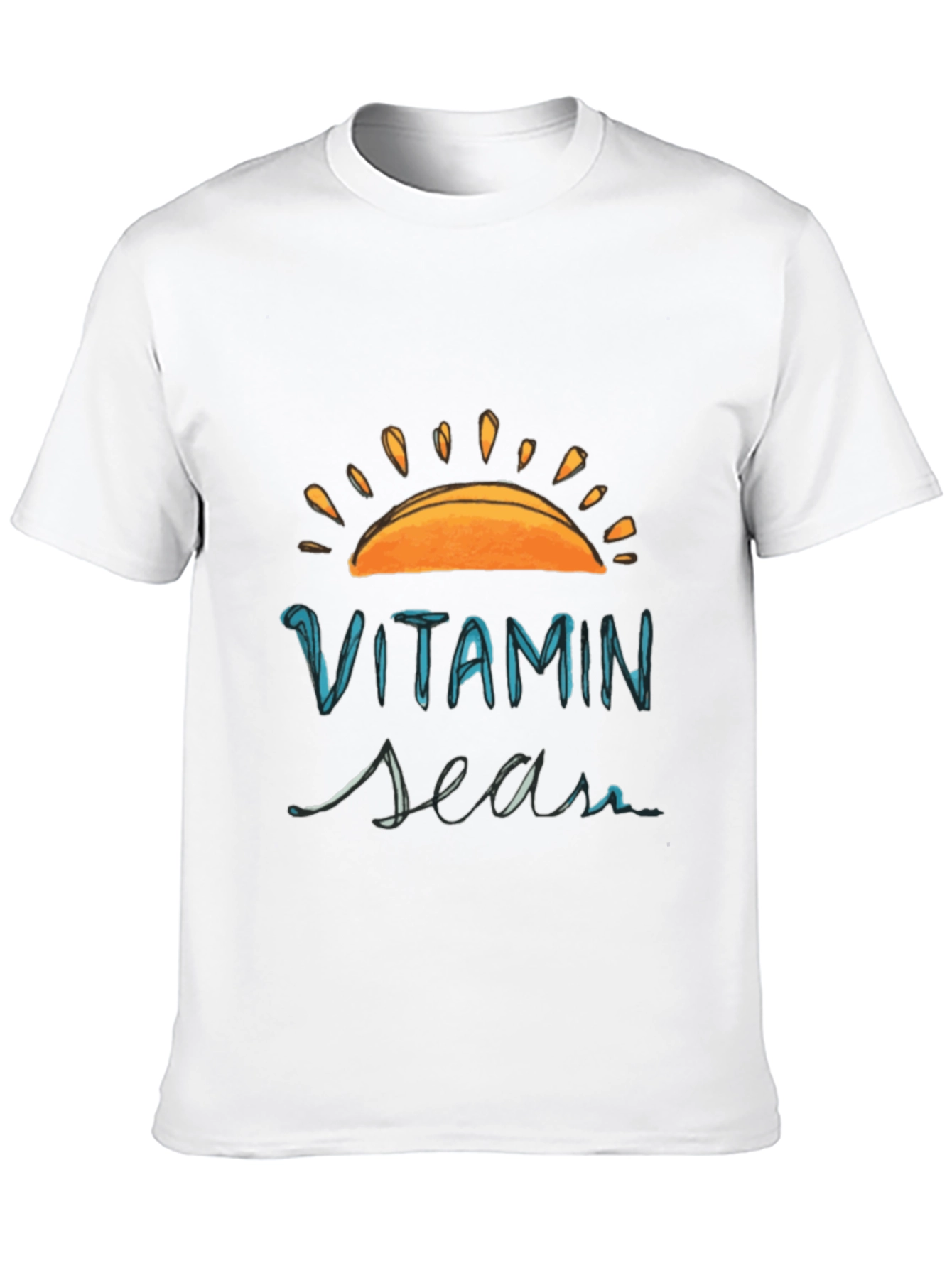 Camiseta Negra Vitamin Sea para un Look Casual
