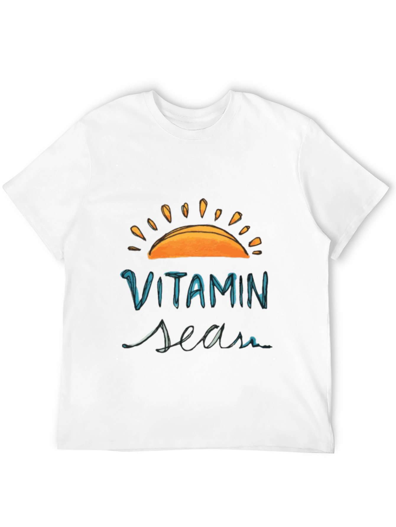 Camiseta Negra Vitamin Sea para un Look Casual