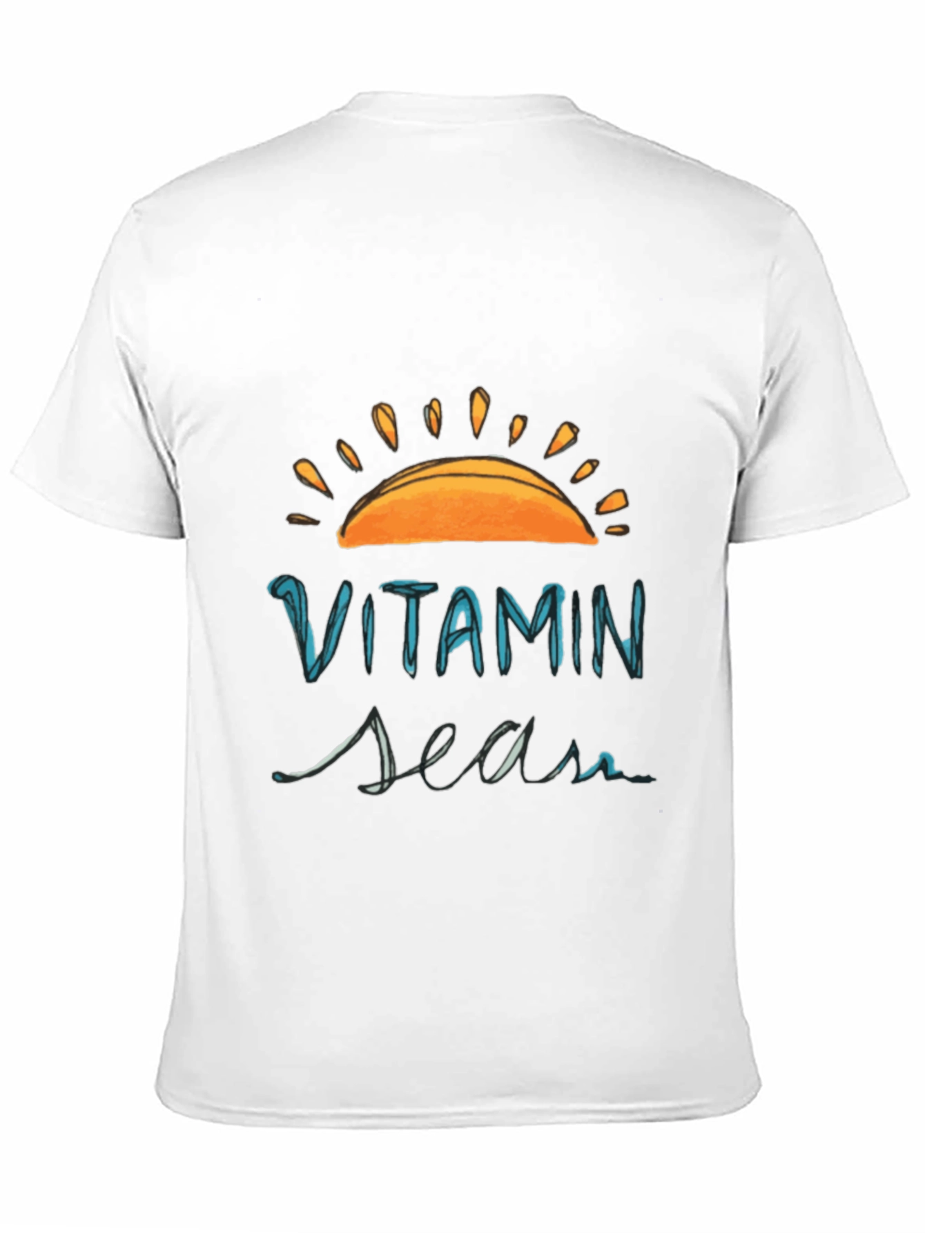 Camiseta Negra Vitamin Sea para un Look Casual