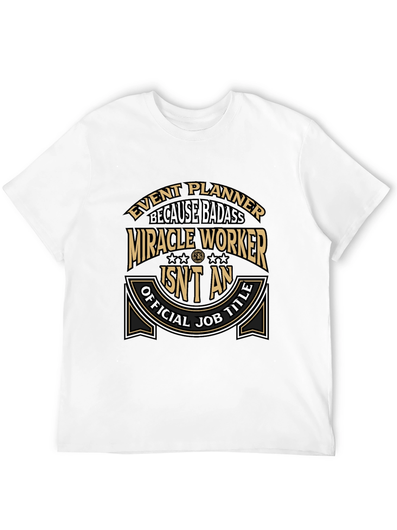 Camiseta Negra: Planificador de Eventos Badass