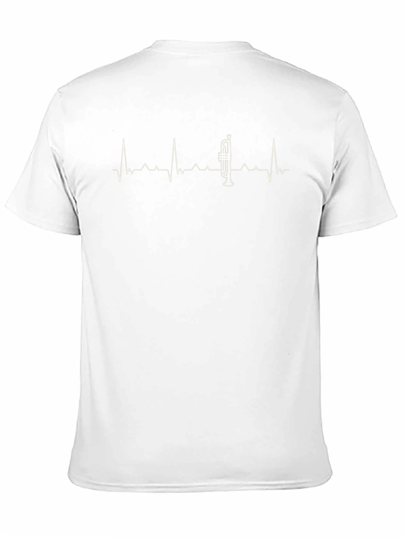 Trumpet Heartbeat T-Shirt - Music Lover Tee