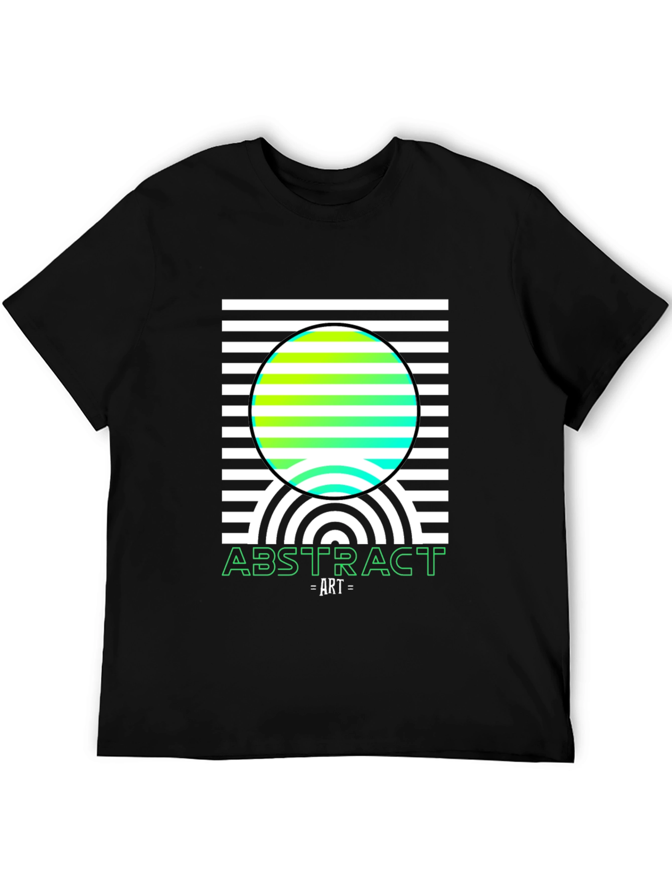 Abstract Art T-Shirt - Modern Geometric Design