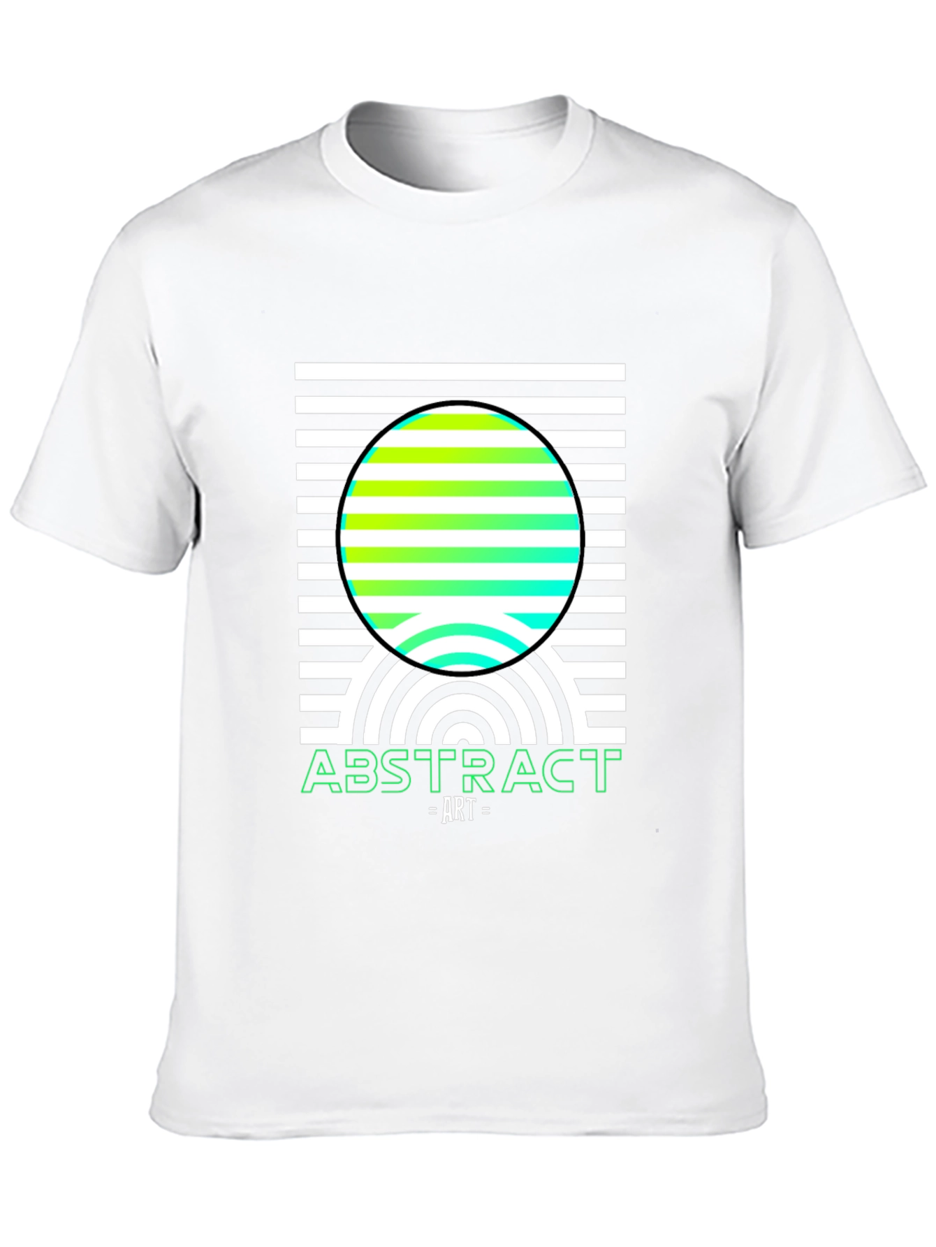 Abstract Art T-Shirt - Modern Geometric Design