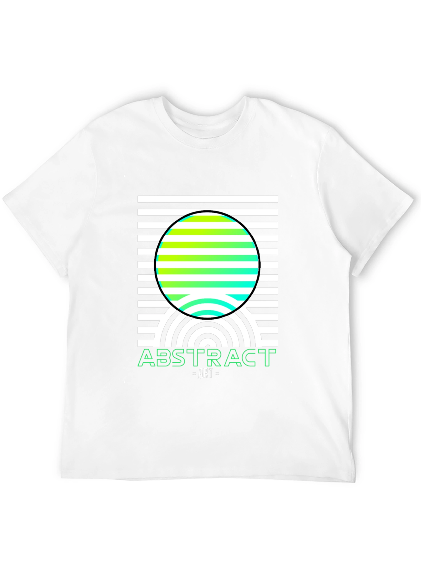 Abstract Art T-Shirt - Modern Geometric Design