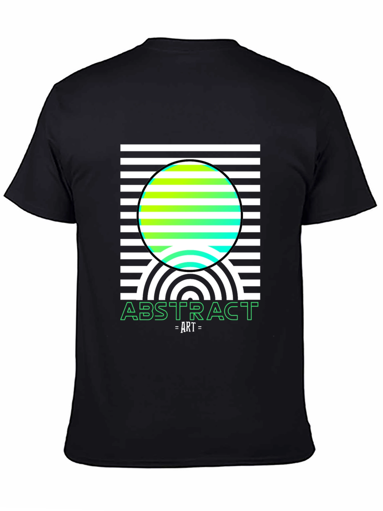 Abstract Art T-Shirt - Modern Geometric Design
