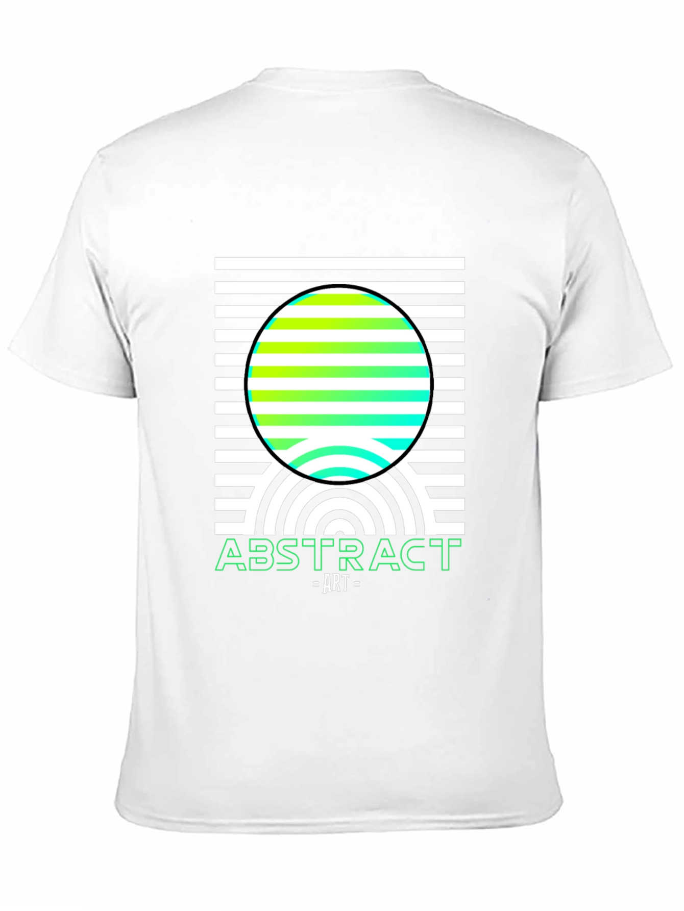 Abstract Art T-Shirt - Modern Geometric Design