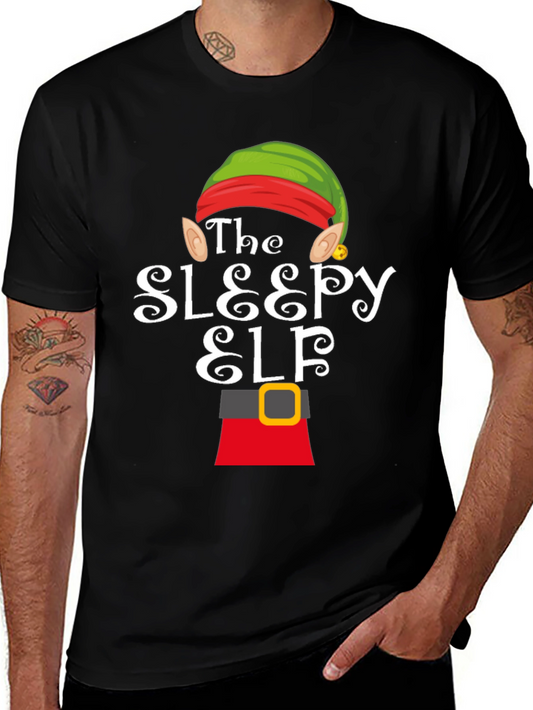 Camiseta Elfo Dormilón - Diseño Navideño Divertido