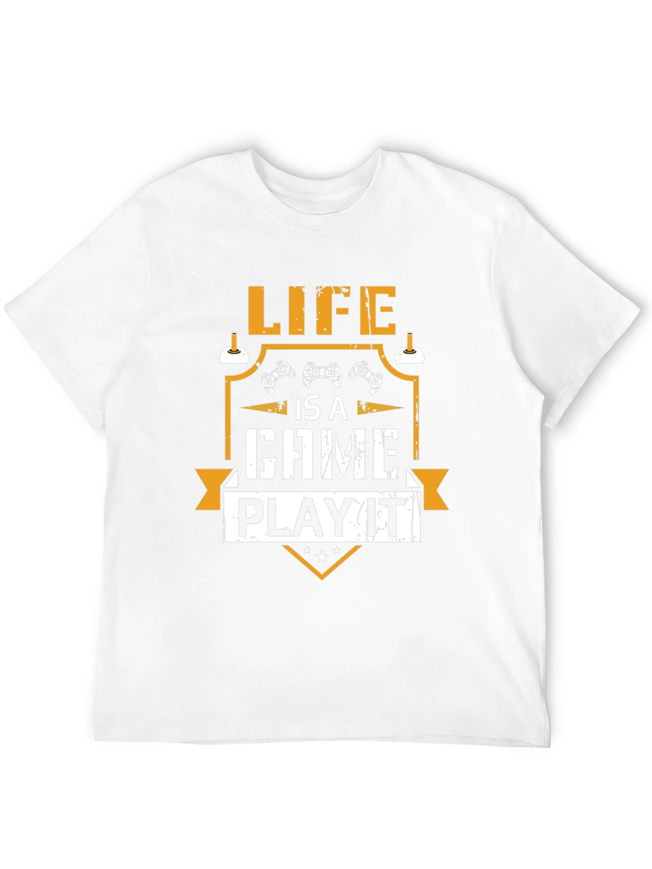 Camiseta Negra Life is a Game Play it