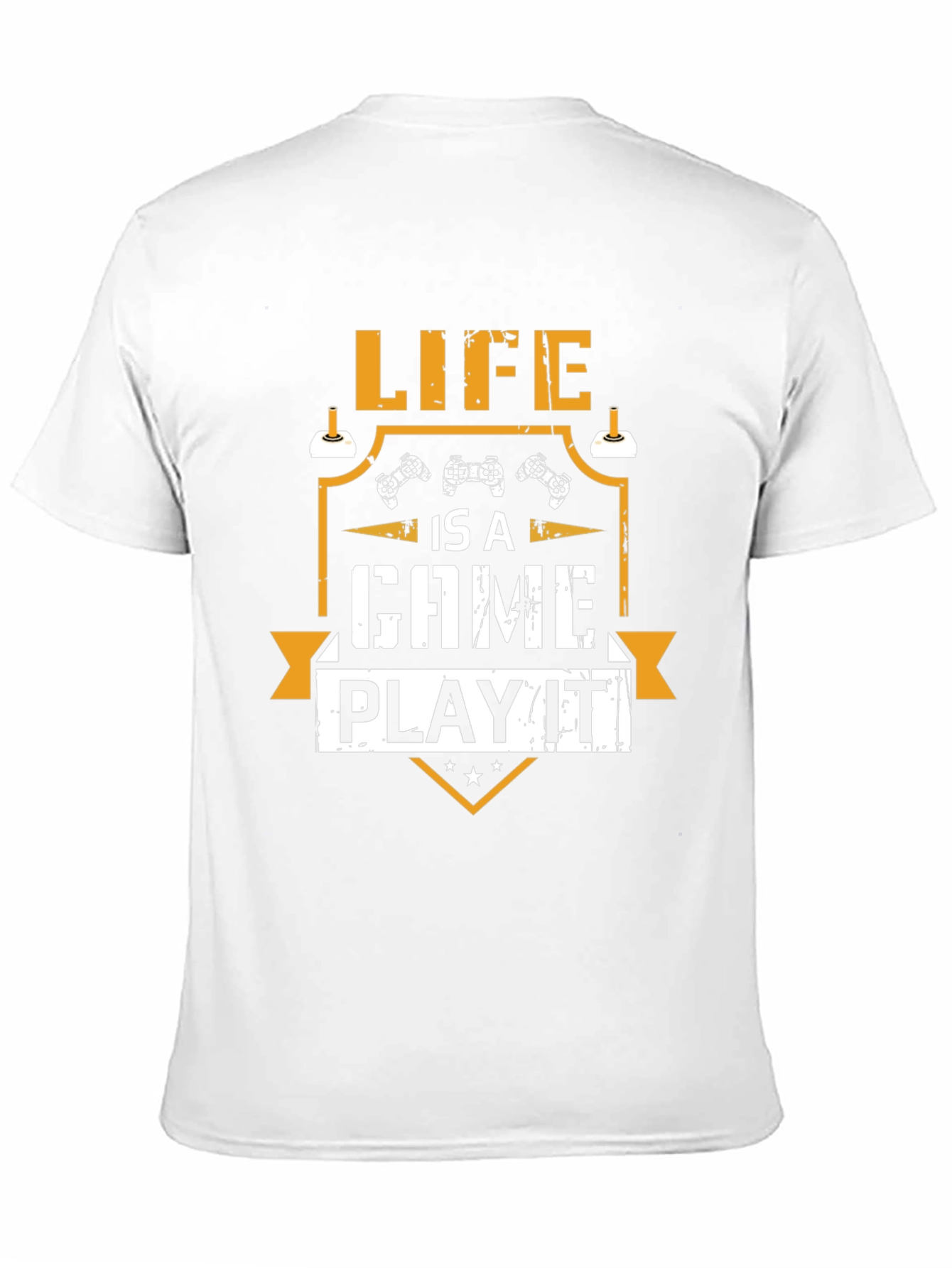 Camiseta Negra Life is a Game Play it