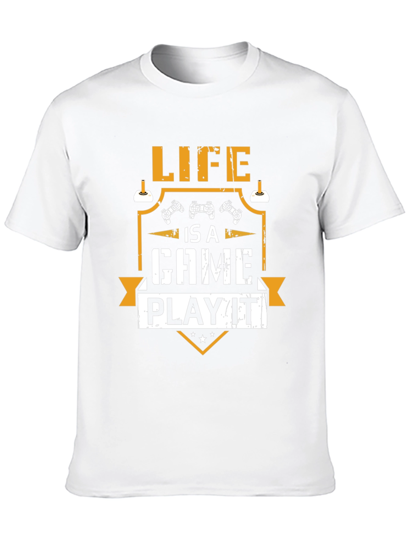 Camiseta Negra Life is a Game Play it