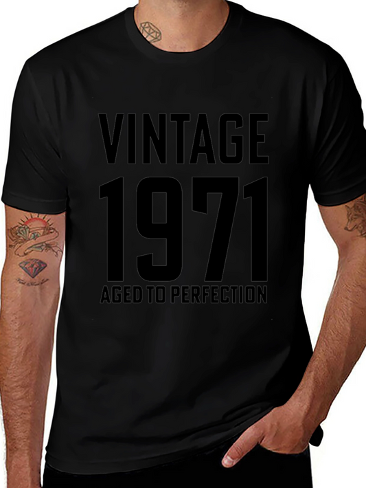 Camiseta Vintage 1971 - Edición de Cumpleaños