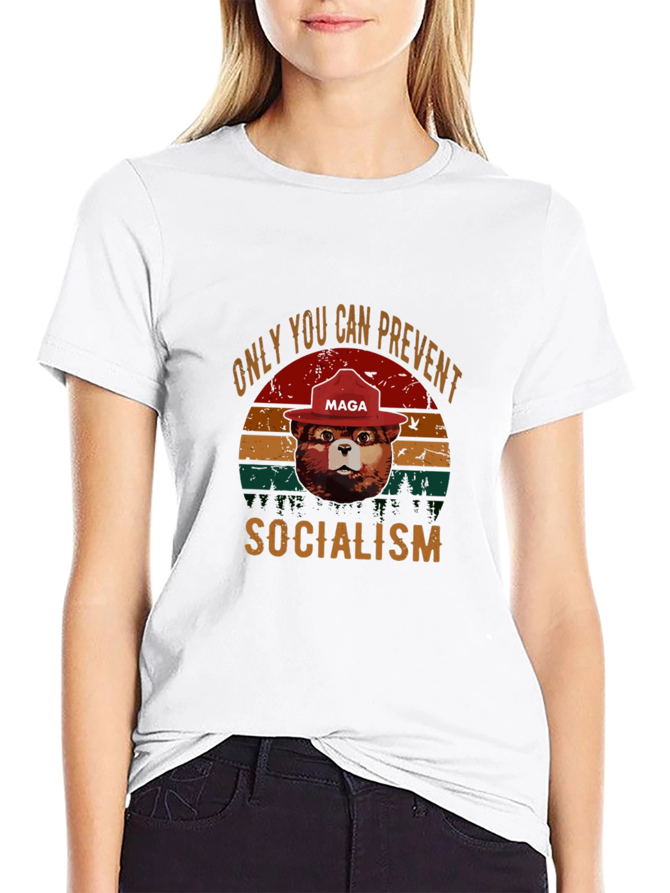 Camiseta Oso Anti-Socialismo