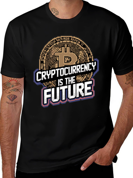 Camiseta Crypto Is The Future - Diseño Bitcoin