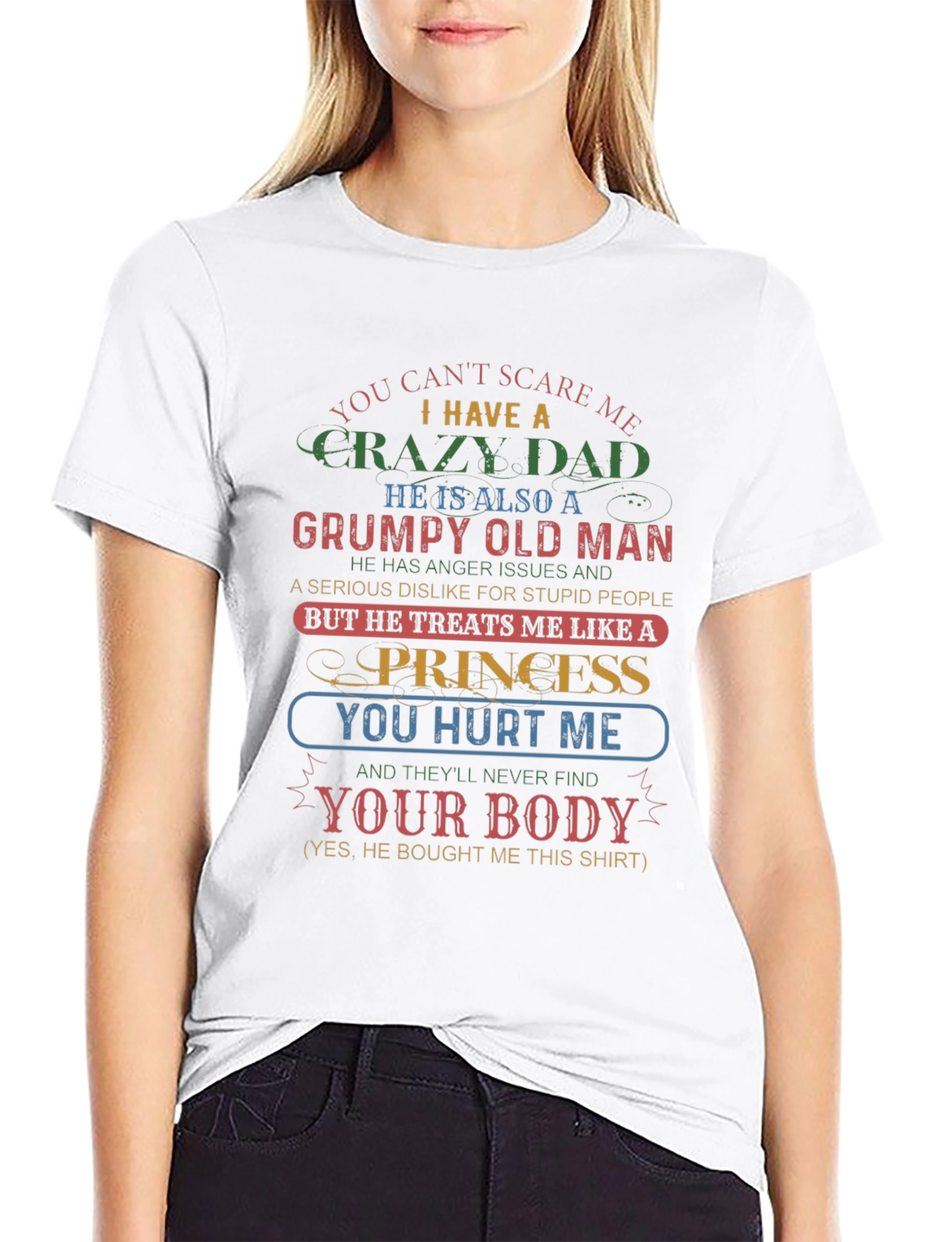 Camiseta Papá Loco para Hija Consentida