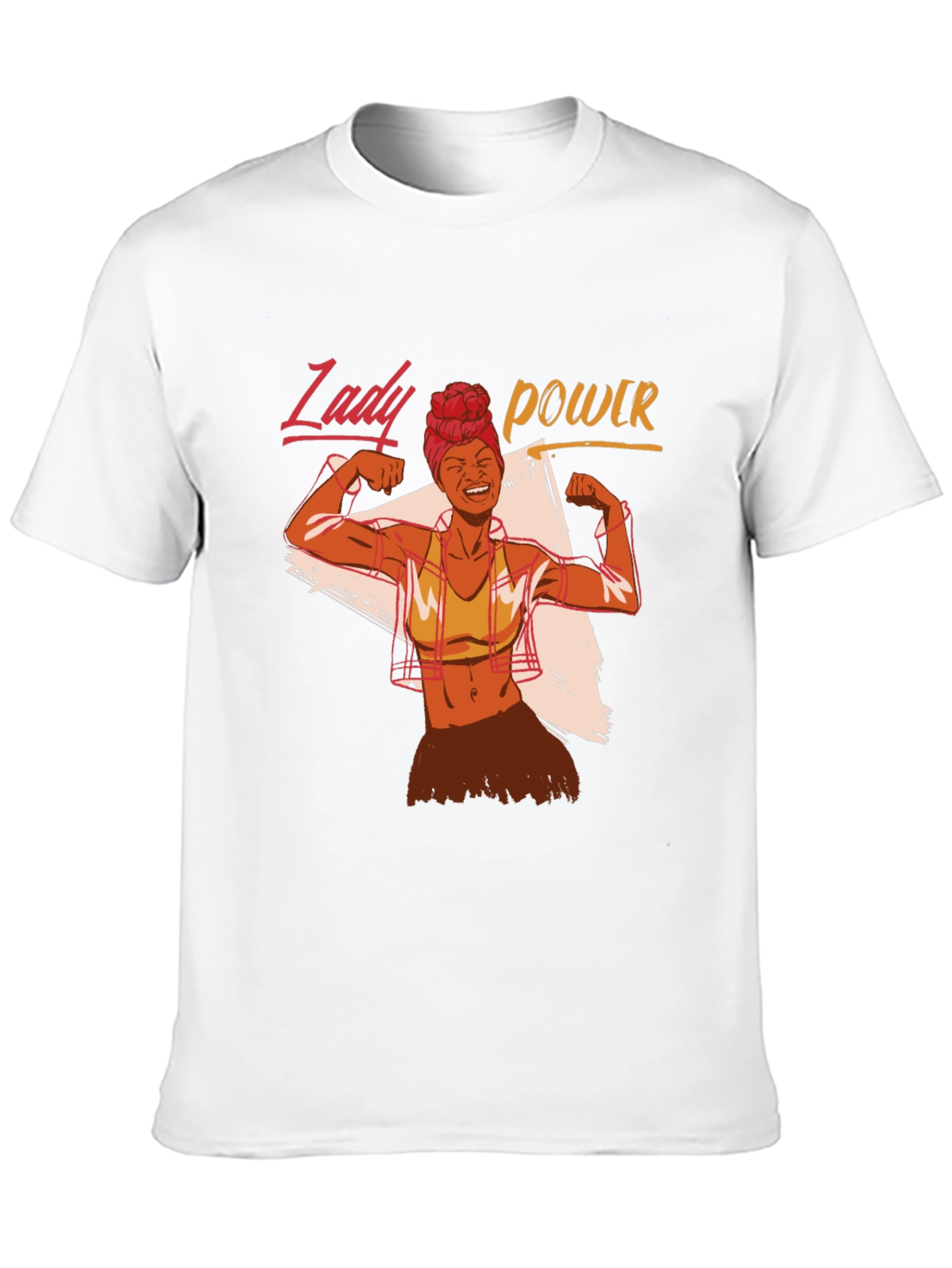 Camiseta Negra Lady Power para Mujer