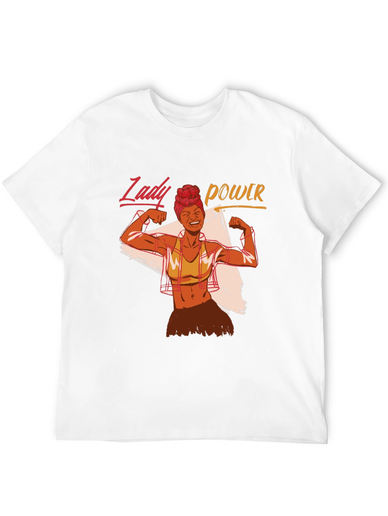 Camiseta Negra Lady Power para Mujer