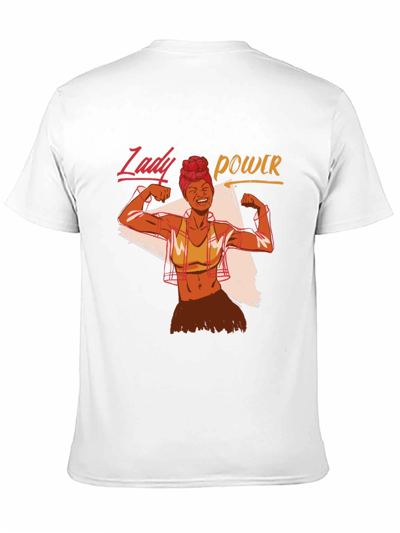 Camiseta Negra Lady Power para Mujer