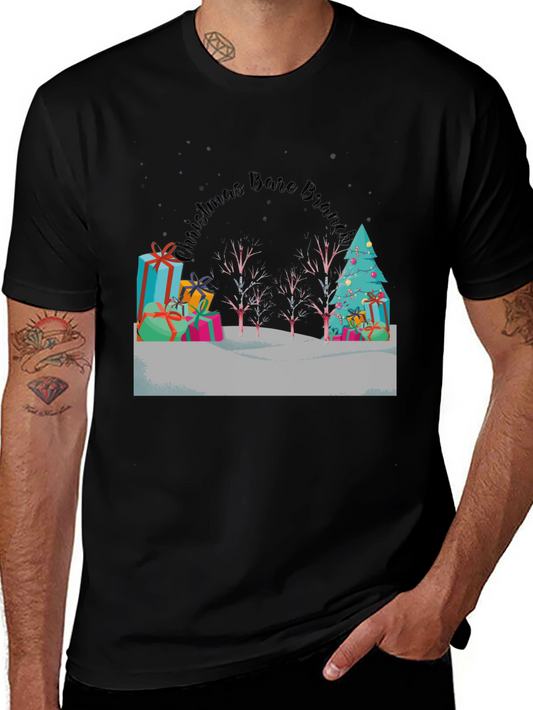 Camiseta Navideña de Invierno