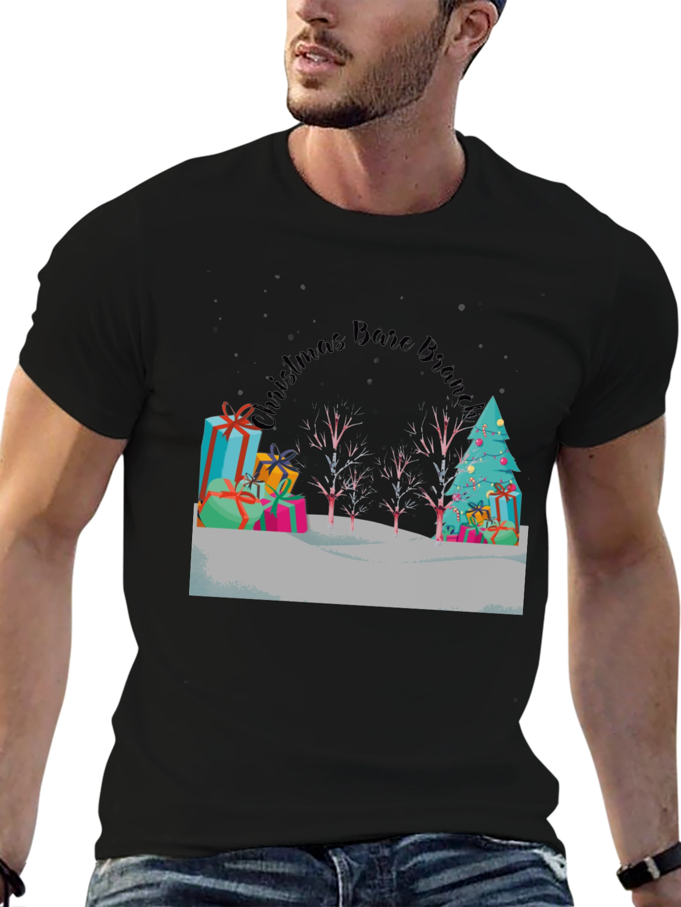 Camiseta Navideña de Invierno
