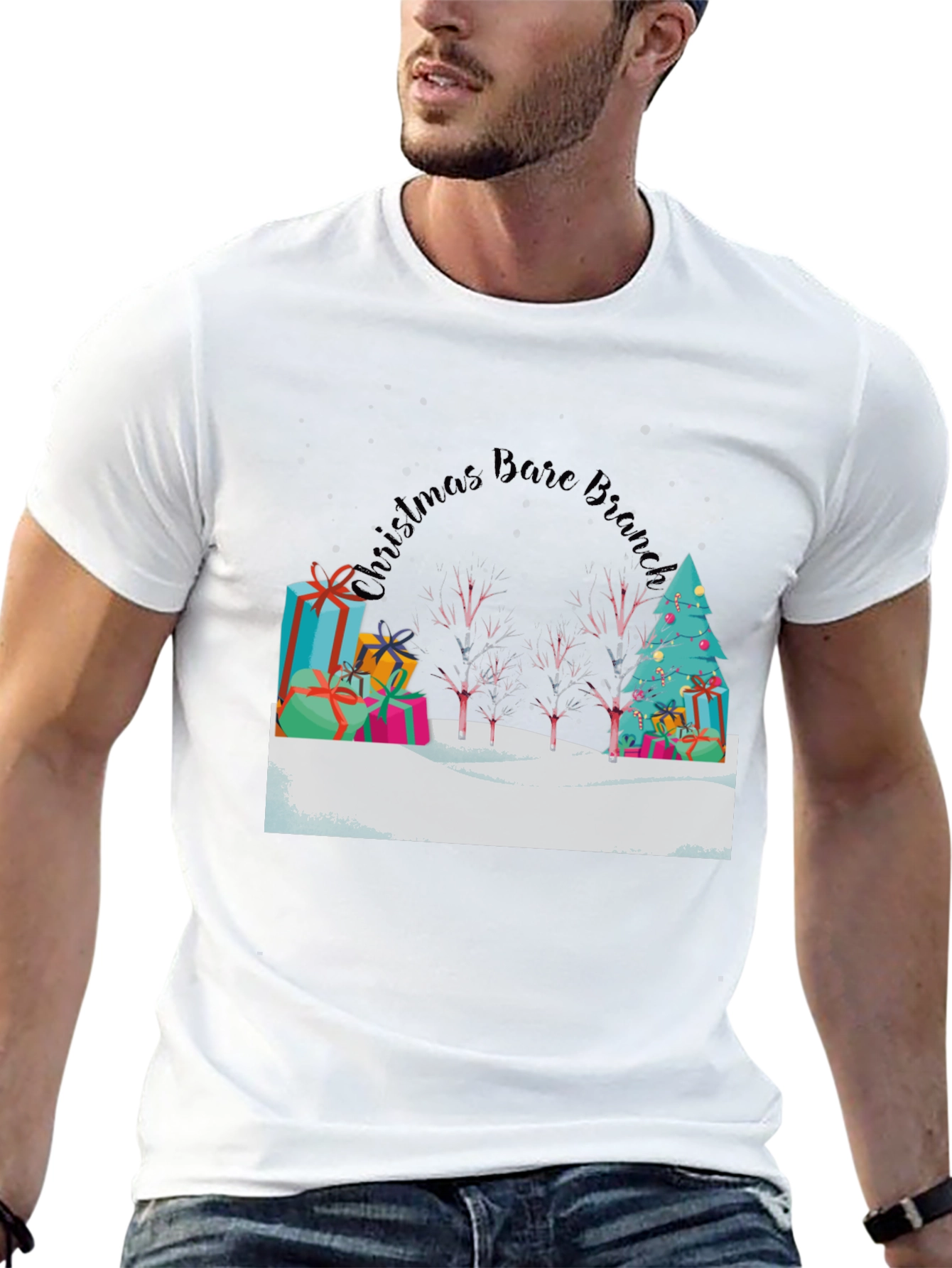 Camiseta Navideña de Invierno