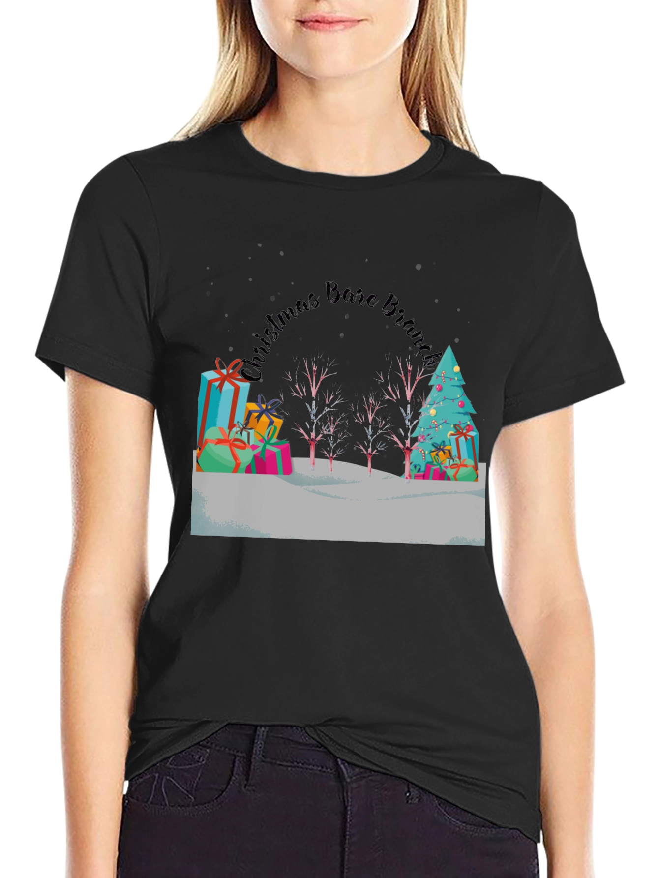 Camiseta Navideña de Invierno