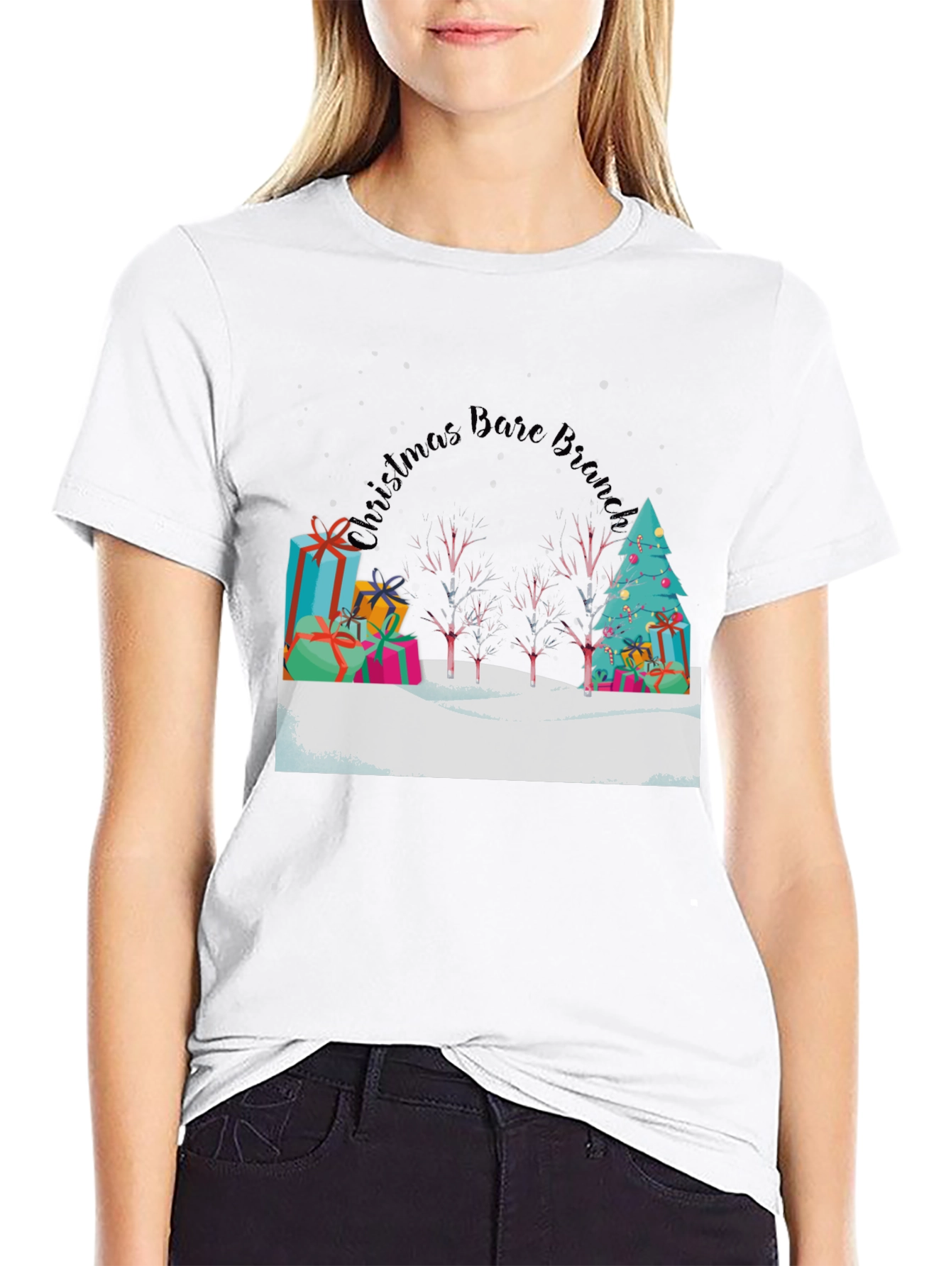 Camiseta Navideña de Invierno