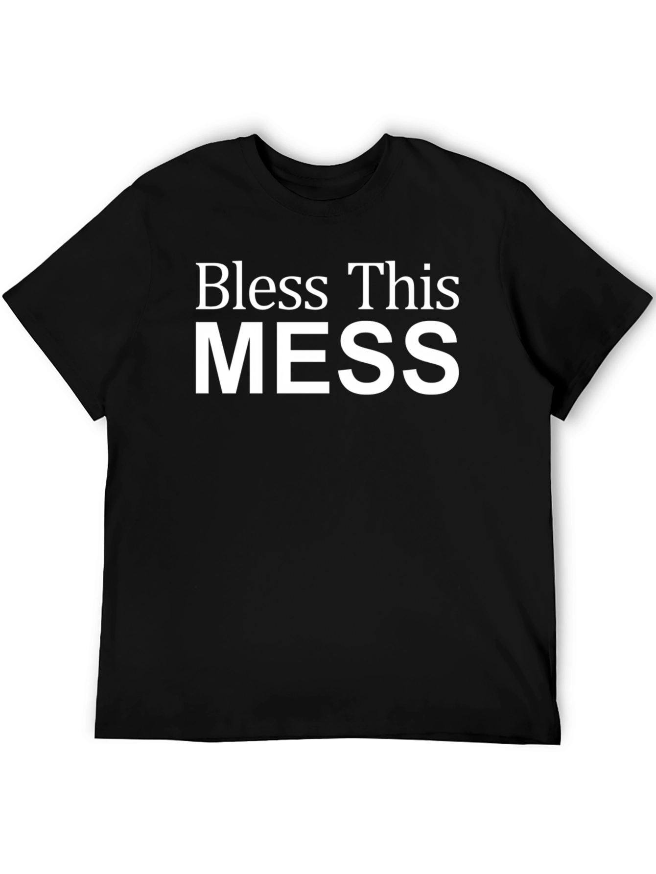 Camiseta Negra Bless This Mess para un Look Casual