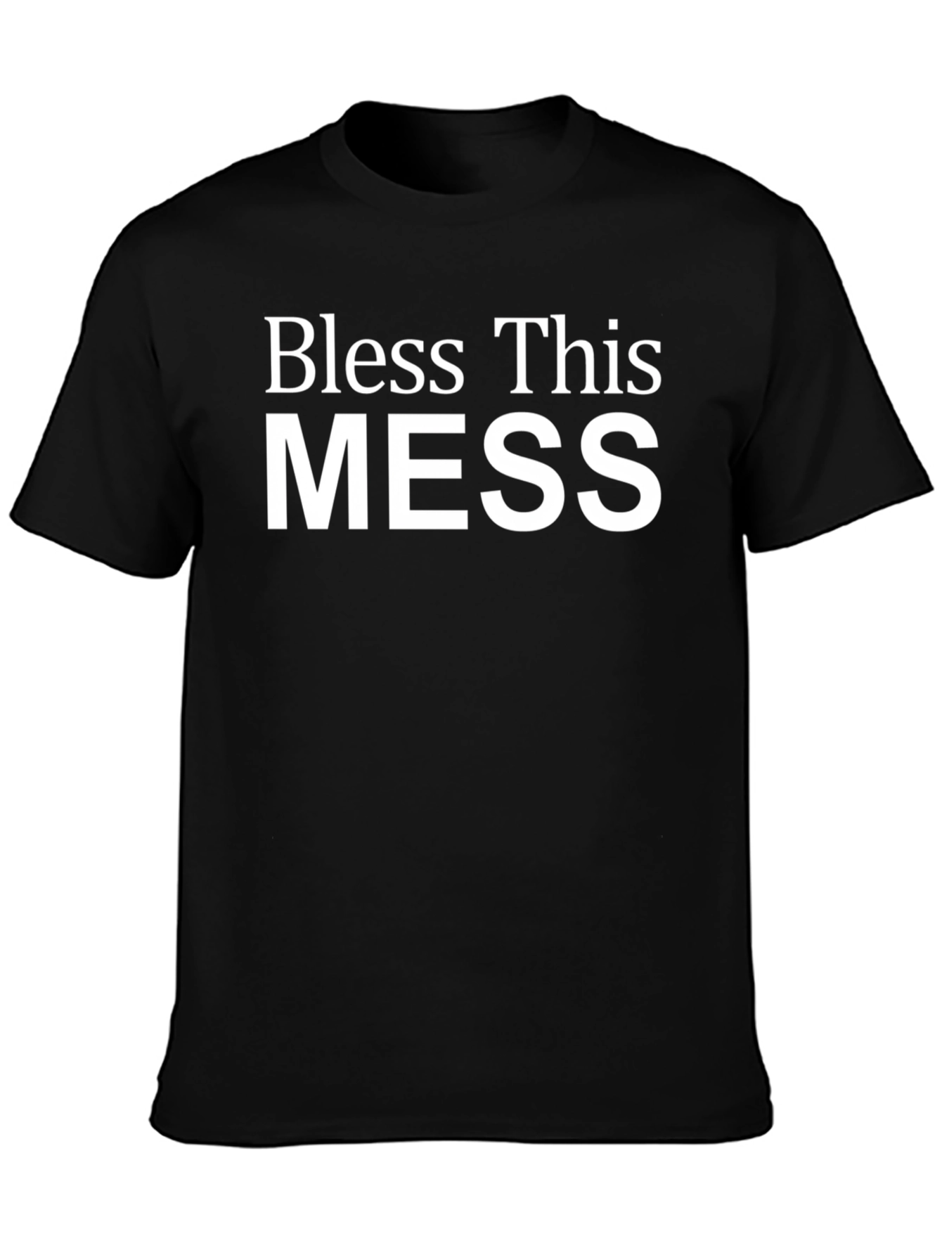 Camiseta Negra Bless This Mess para un Look Casual